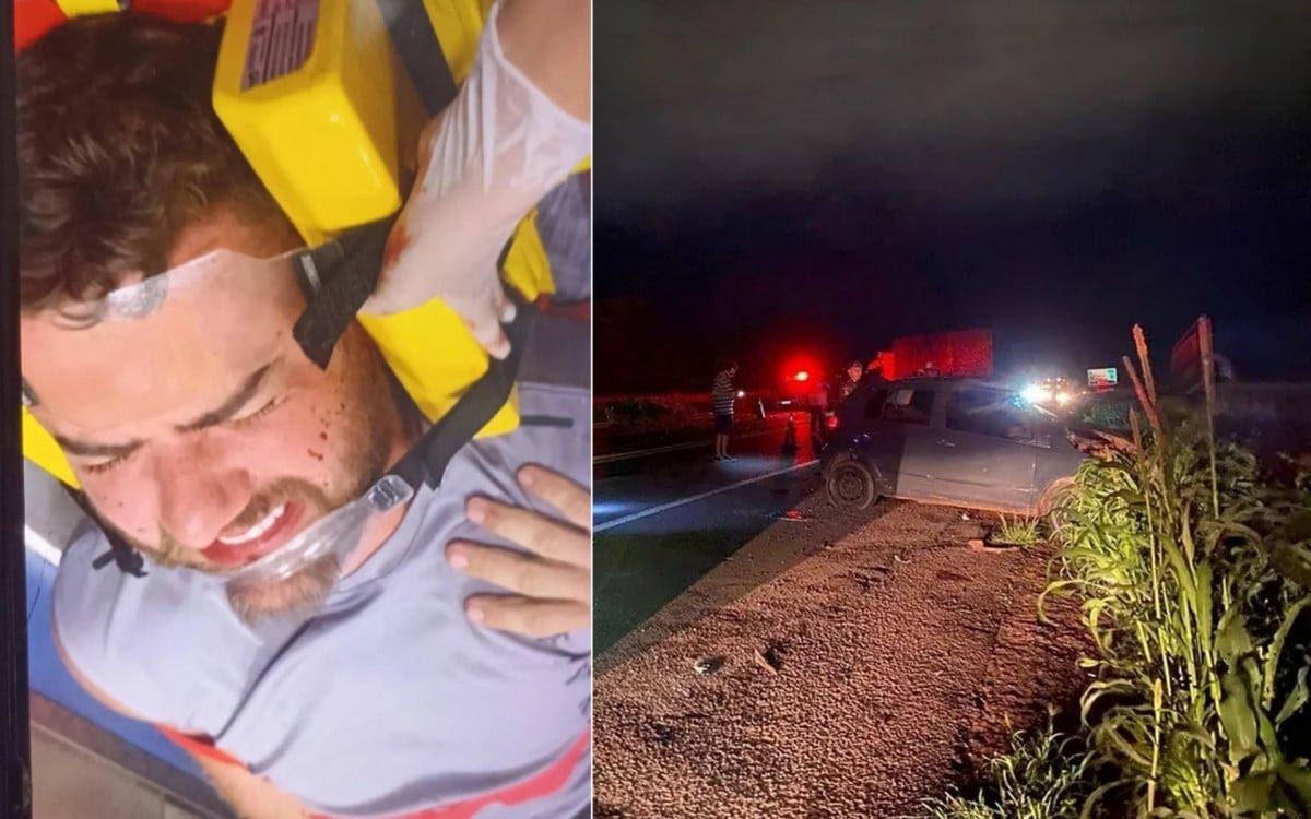 Fotos: Veja estado do carro de Zé Neto após acidente