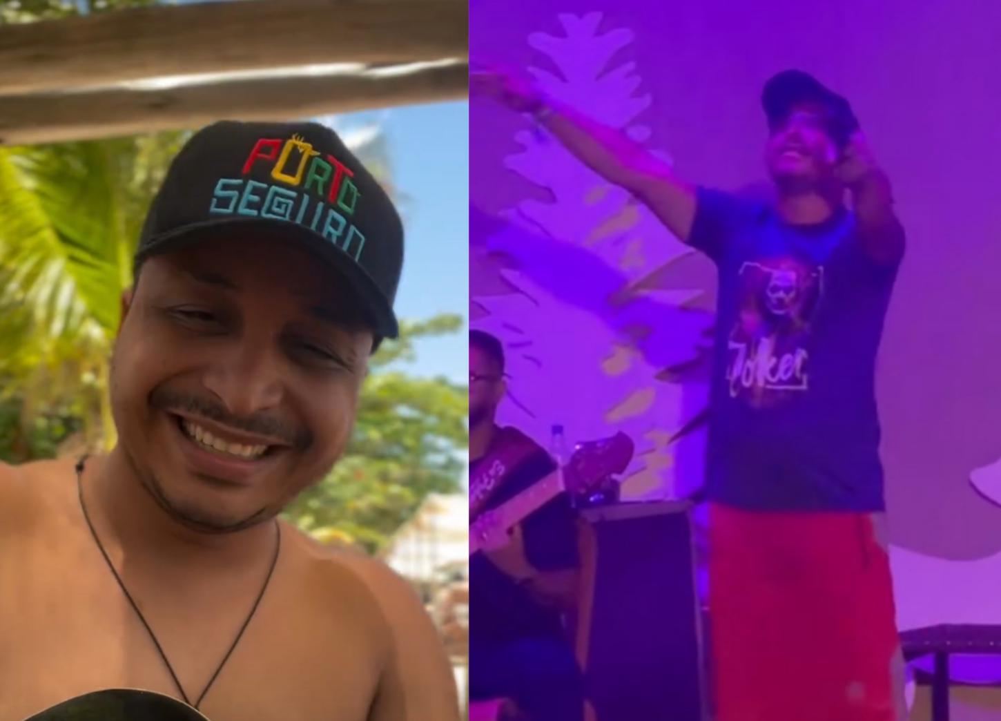 Gusttavo Camargo encanta público em Porto Seguro durante Férias
