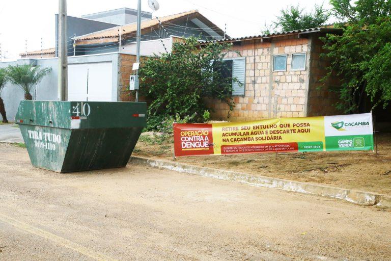 Campo Verde realiza mutirão contra o Aedes aegypti no bairro São Miguel