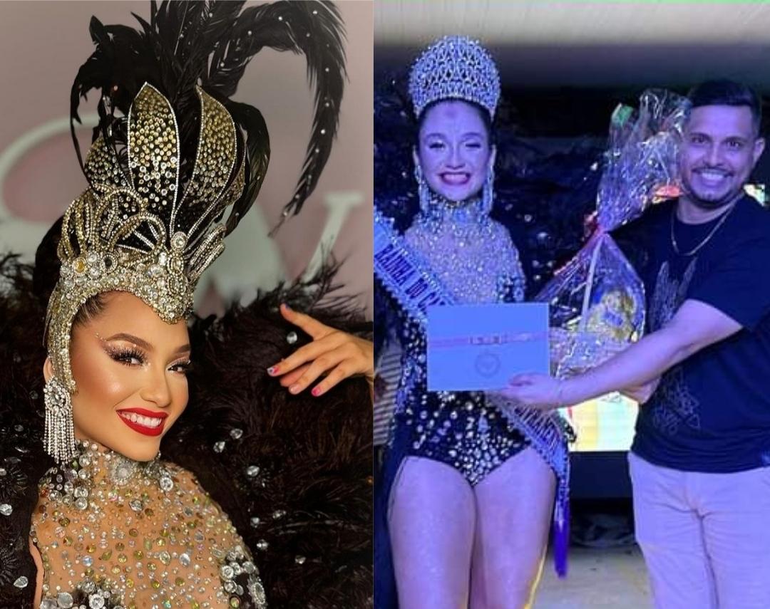 Auriany Prado brilha como Rainha do Carnaval Banana Folia 2024 em Livramento