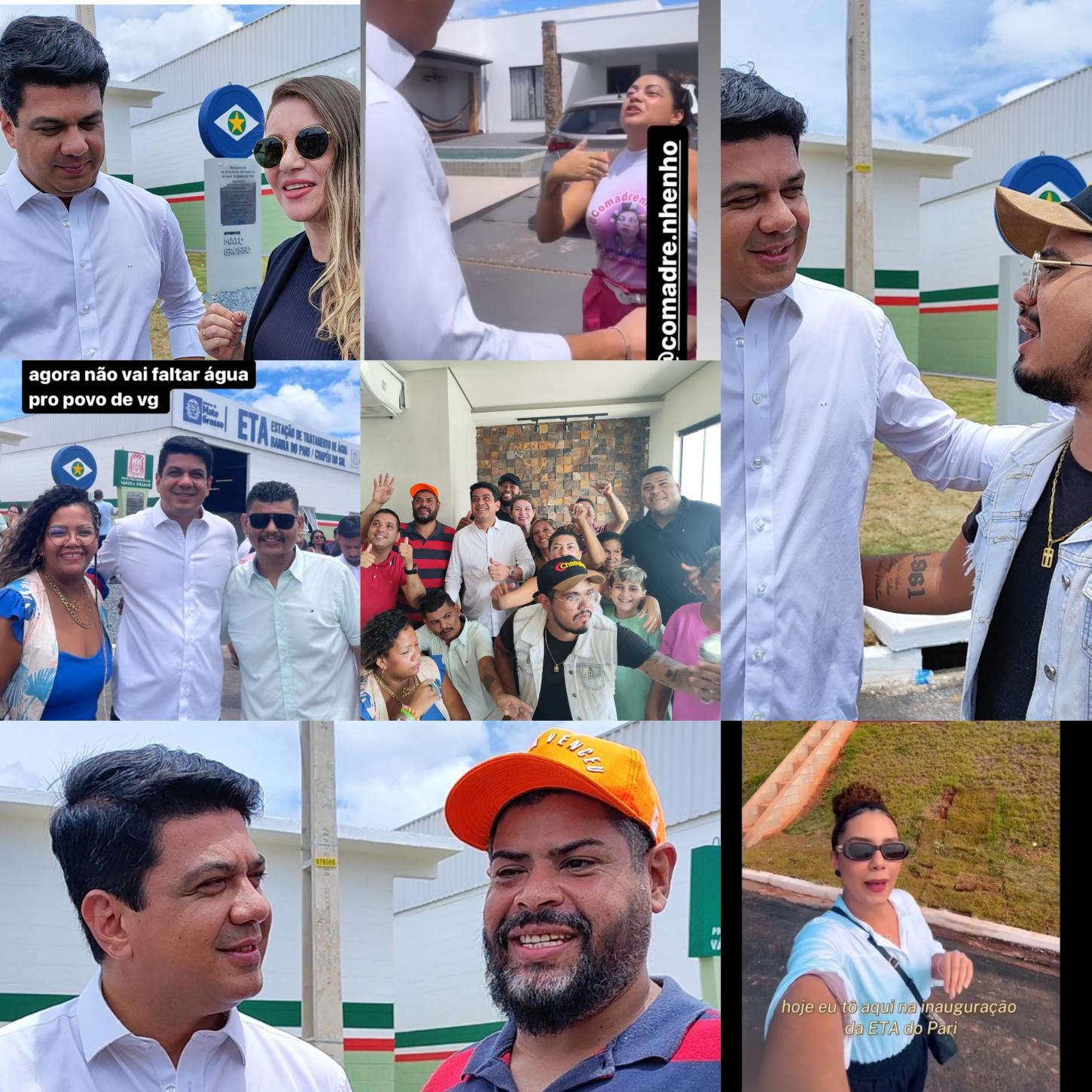 Digital Influencers Celebram Inauguração da Nova ETA da Barra do Pari em VG