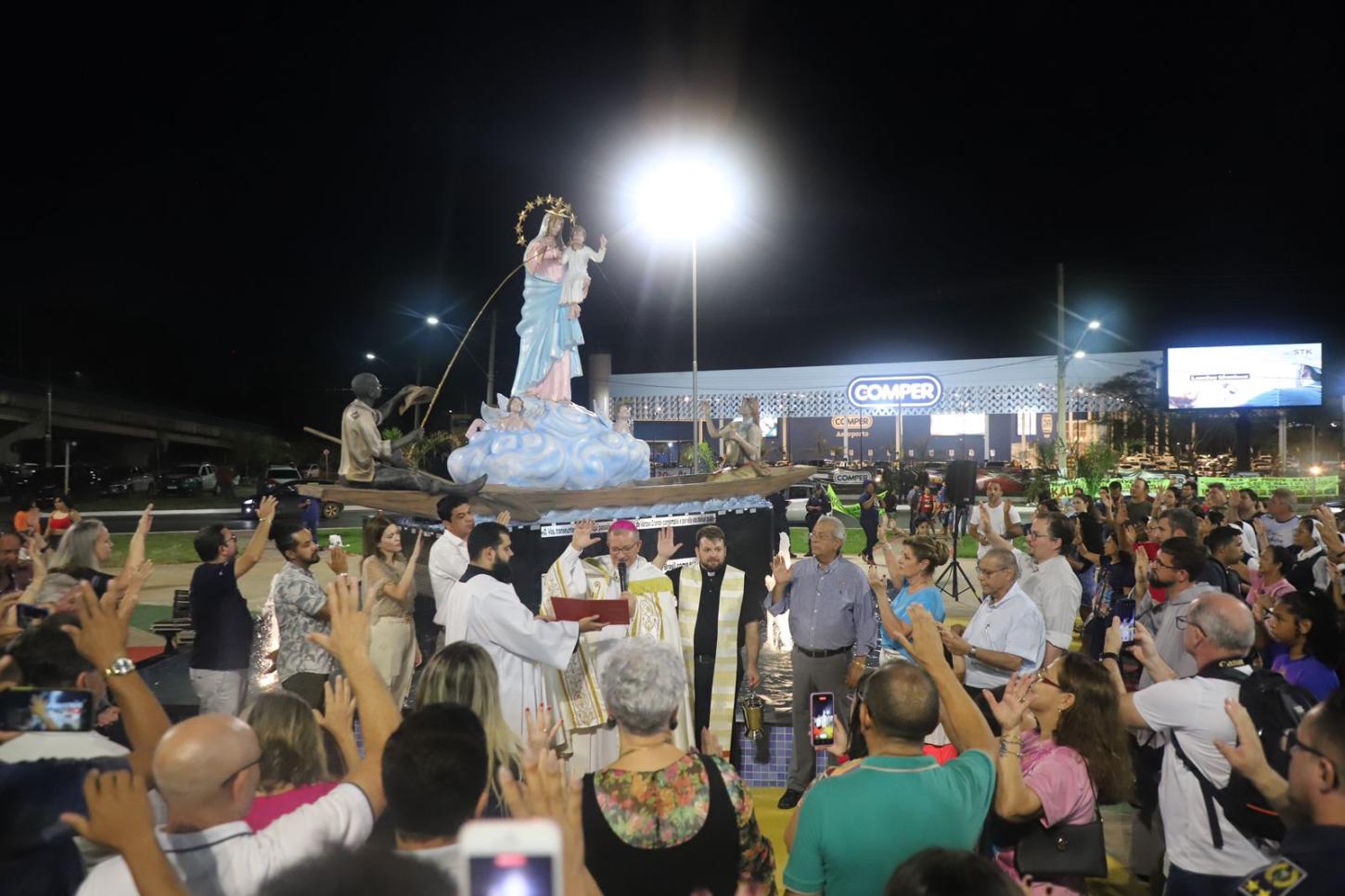 Praça Nossa Senhora da Guia é inaugurada; cidade ganha ponto turístico, histórico, cultural e religioso