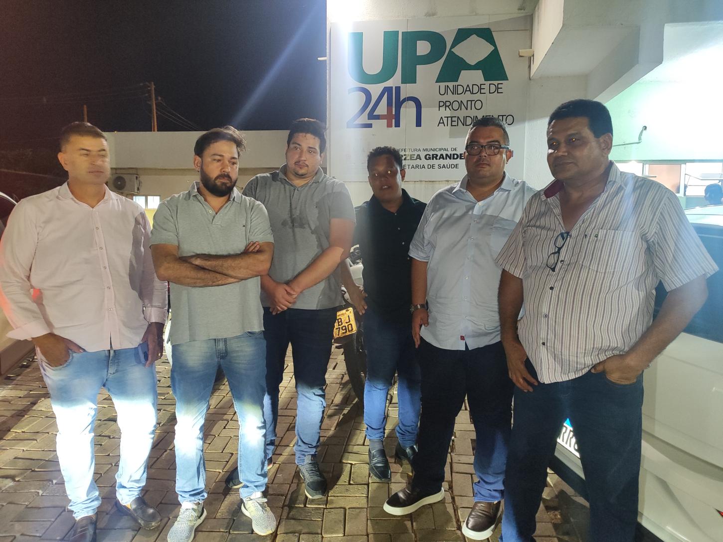 Wanderley e cinco vereadores fazem batida na UPA do Ipase