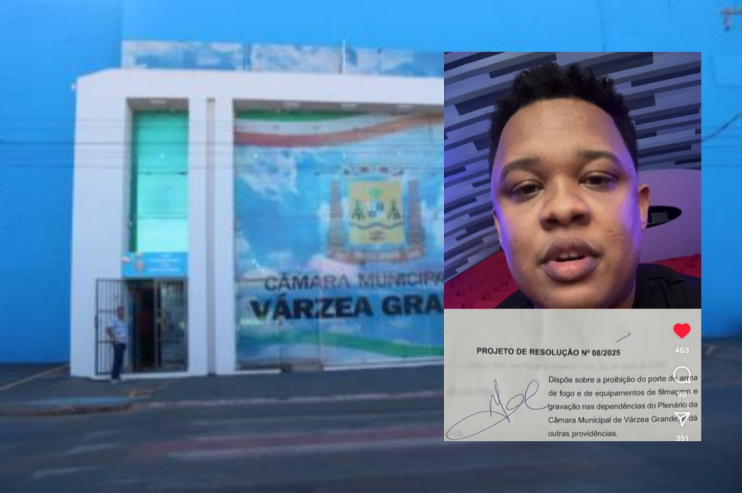 Câmara de VG  em Modo Vaticano: Vereador Denuncia Tentativa de Silenciar Gravações