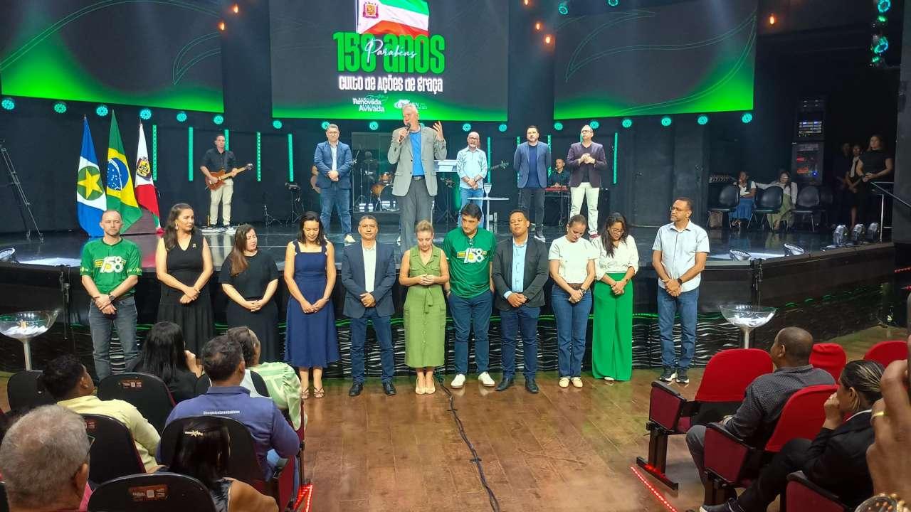 Várzea Grande encerra dia de aniversário com grande culto na IBN Cristo Rei