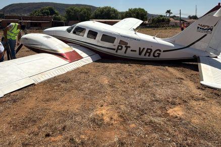Pouso forçado: avião de deputado sofre pane no trem de pouso