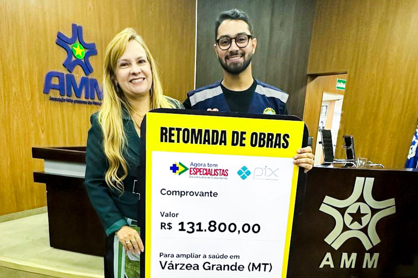 Representando prefeita Flávia Moretti e gestores de Mato Grosso, Valéria destaca repasse do Pix Saúde para Várzea Grande